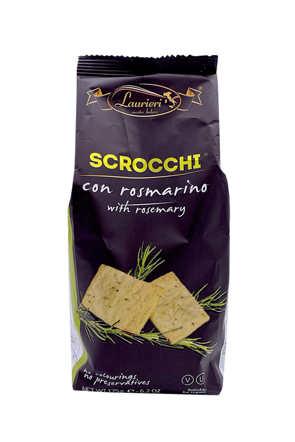 Laurieri Scrocchi Rosemary Italian Flatbread Crackers