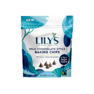 Lilys Less Sugar Baking Chips 7oz Resealable Bags